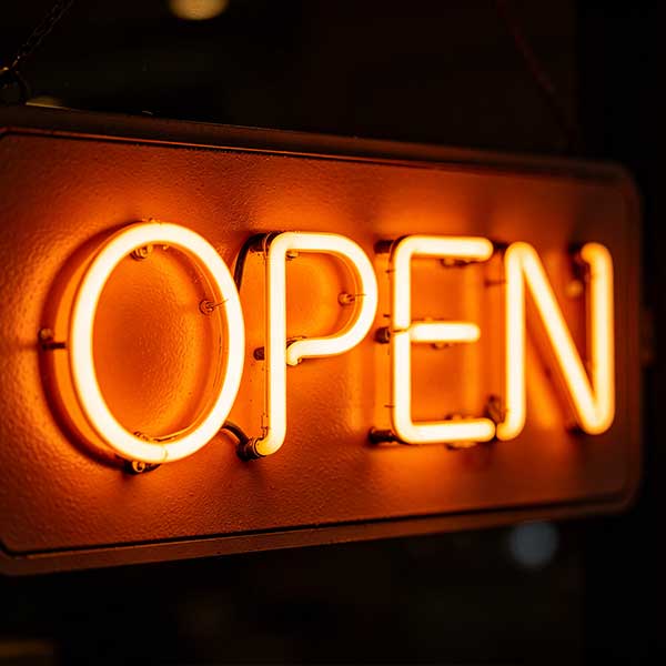 Sign Detail - Backlit