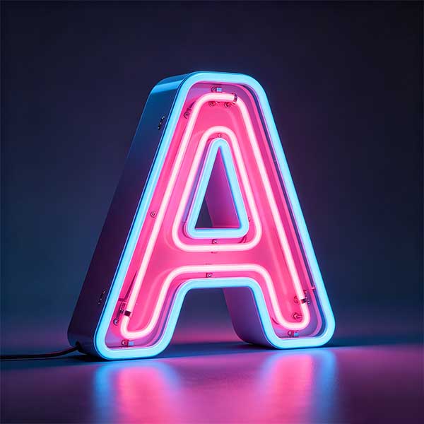 3D Illuminated Letter