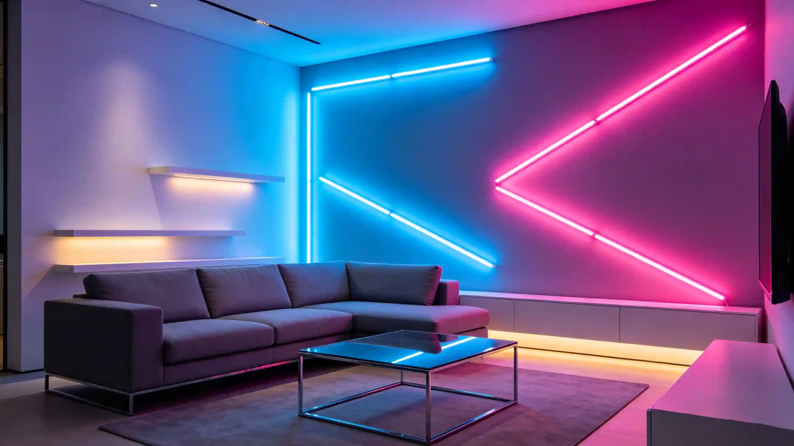 Modern Living Room - Detail View