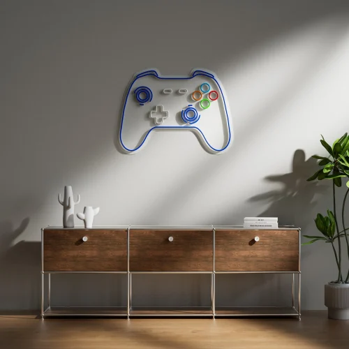 Gamer Gamepad-Shaped Neon Sign – Perfect
