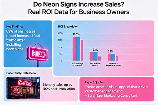 Do Neon Signs Increase Sales? Real ROI Data for Business Owners