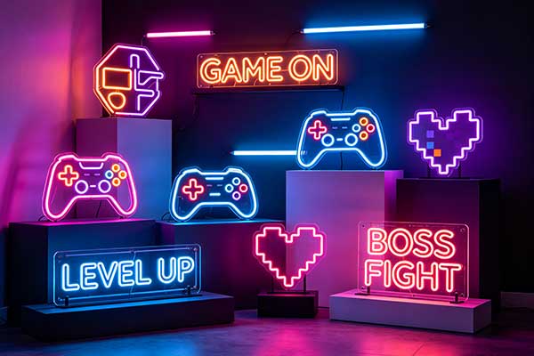 Gaming Room Neon Signs: Leveling Up Your Setup’s Aesthetic