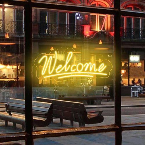 Neon Sign Window Frame Acrylic LED Neon Customizable Letter Sign – Glowing Alphabet Board for ...