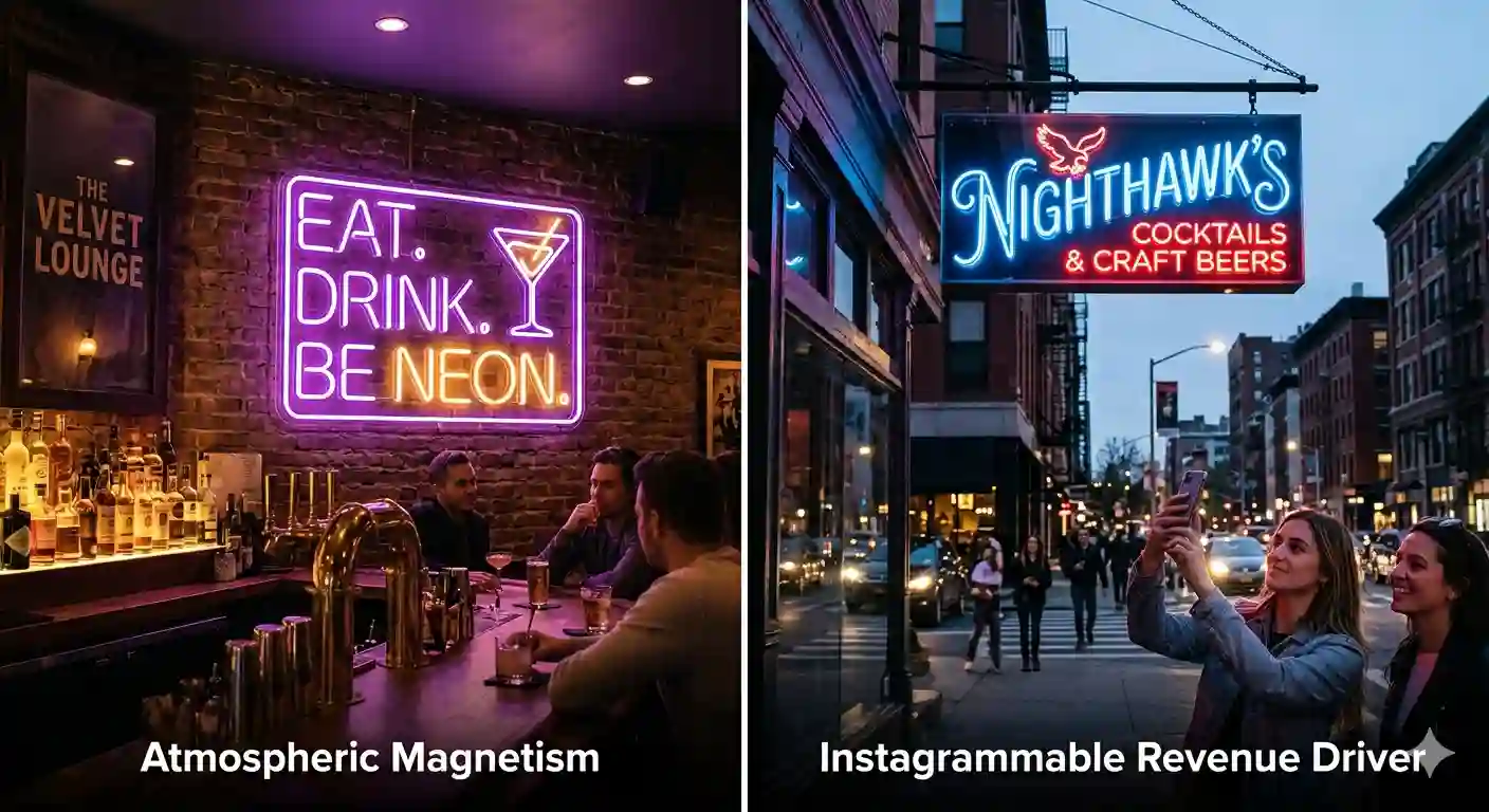 The Electric Allure: Why Bars Thrive Under Neon Lights