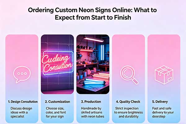 Ordering Custom Neon Signs Online: What to Expect from Start to Finish