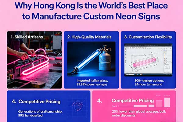 Why Hong Kong Is Best for Custom Neon Sign Making