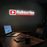 Subscribe Neon Sign – For YouTubers, Streamers & Creators 4