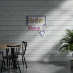 Light the Way to Your Door – “Order Here” Neon Sign 2