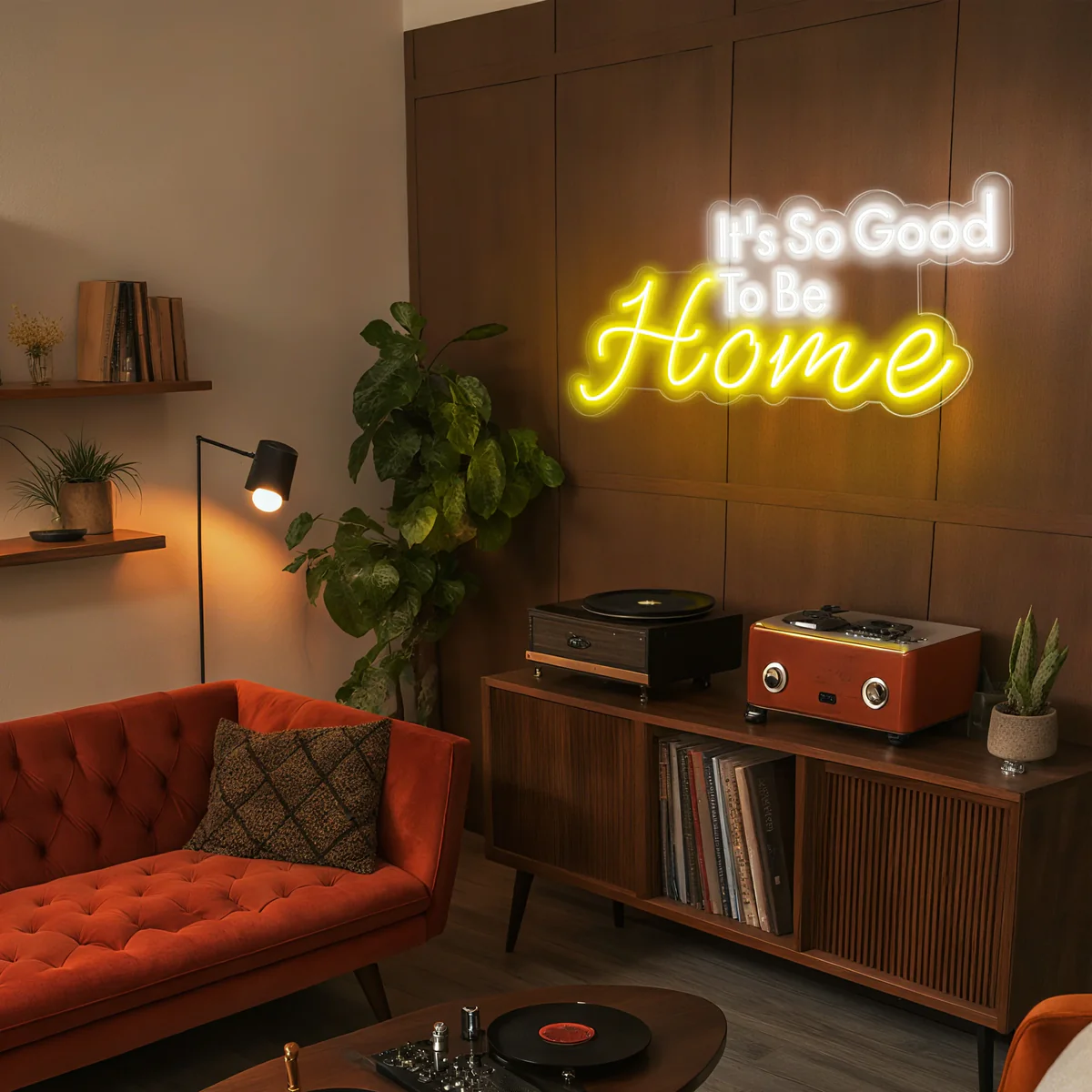 ”It’s So Good To Be Home” Neon Sign – Warm Welcome 3