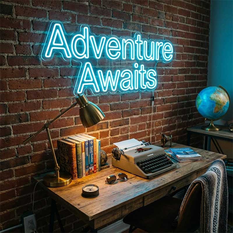 Adventure Awaits – Custom LED Neon Sign 3