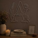 “Amelia” Just Because Neon Sign 2