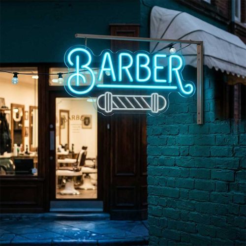 Barber Neon Sign – LED Shop Light