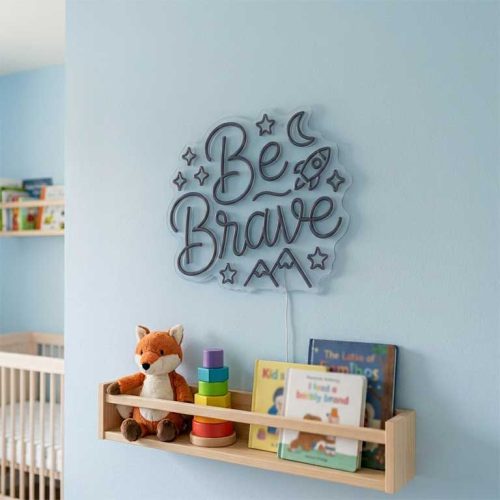 Be Brave – Kids’ Bedroom Affirmation Wall
