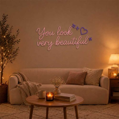 Radiant Glow Beauty Neon Sign