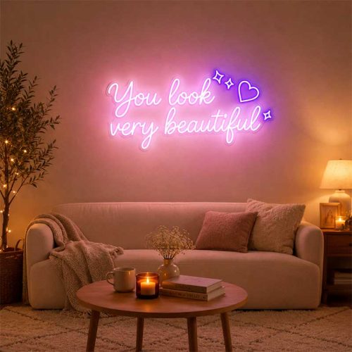 Radiant Glow Beauty Neon Sign