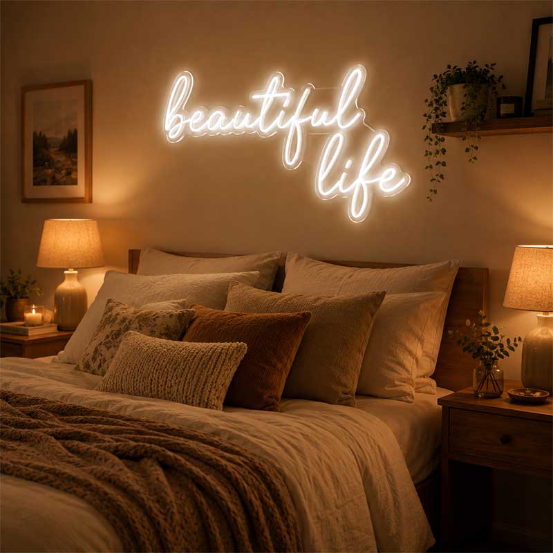 Radiant Life Neon Sign – Uplifting 3