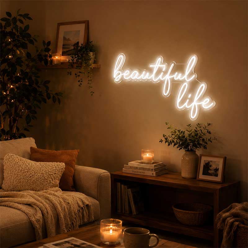 Radiant Life Neon Sign – Uplifting