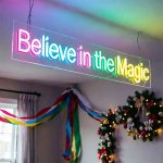 Believe in the Magic – Christmas Kids’ Room Neon Sign