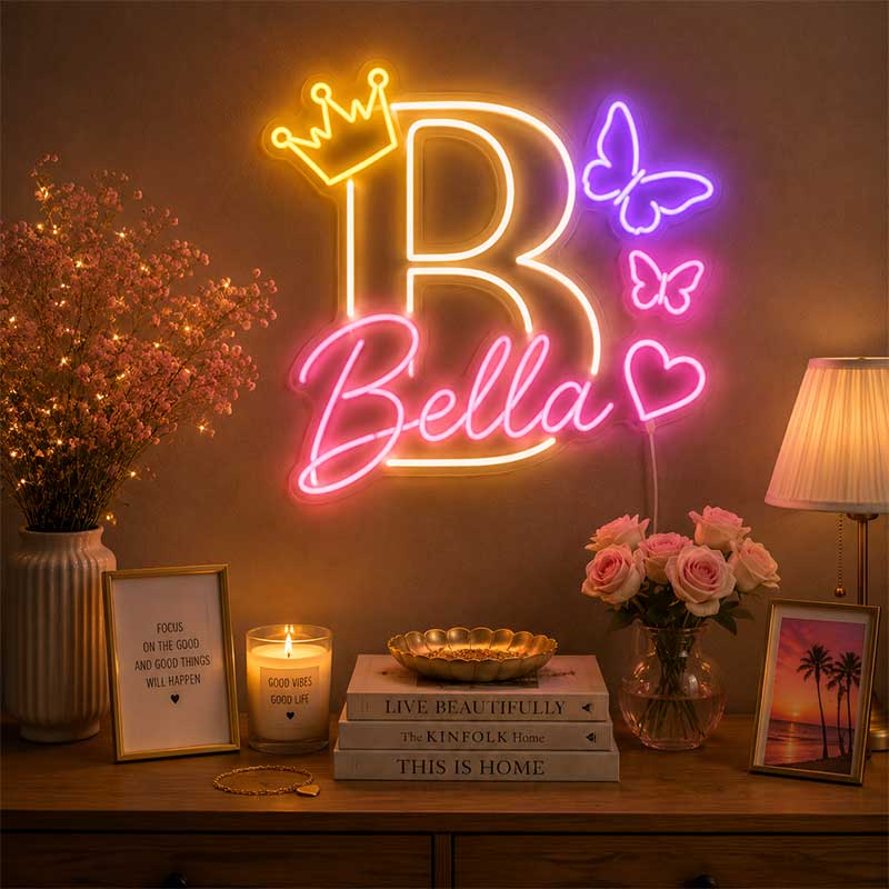“Bella” Neon Sign – A Glowing Gesture, Just Because 3