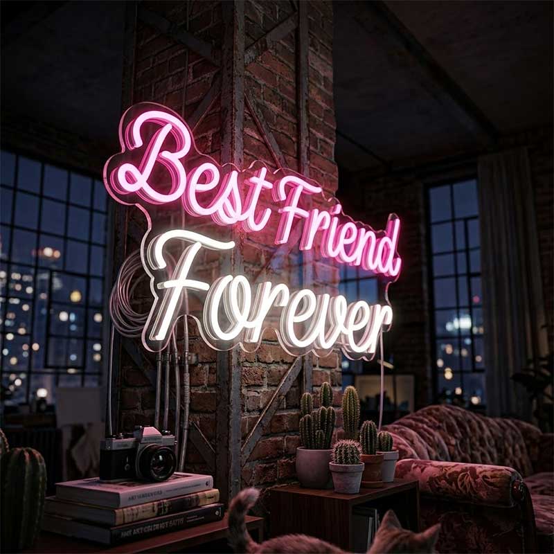 Best Friend Forever – Custom LED Neon Sign 3