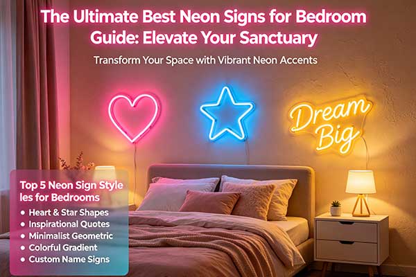 Best Neon Signs for Bedroom Guide,Elevate Your Sanctuary