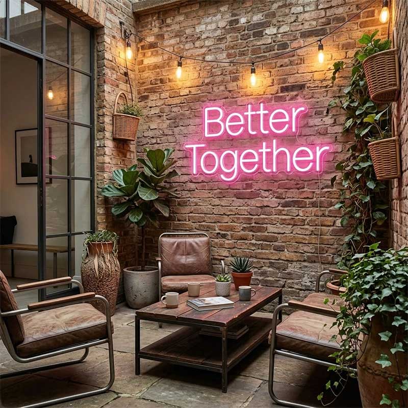 Better Together – Custom LED Neon Sign 3