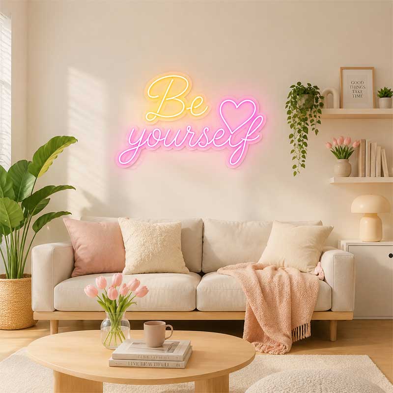 “Be Yourself” Neon Sign 3