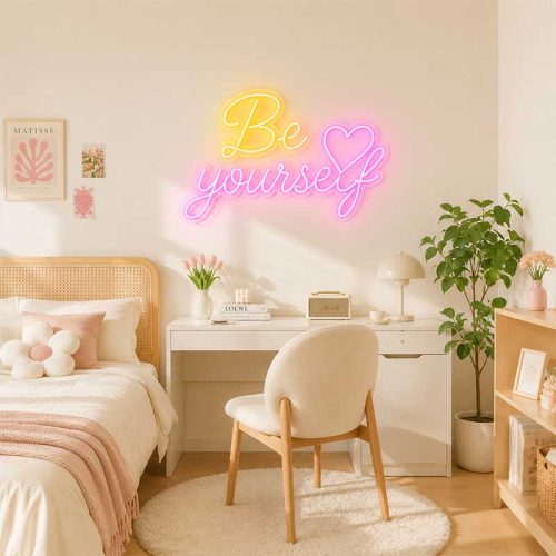 “Be Yourself” Neon Sign