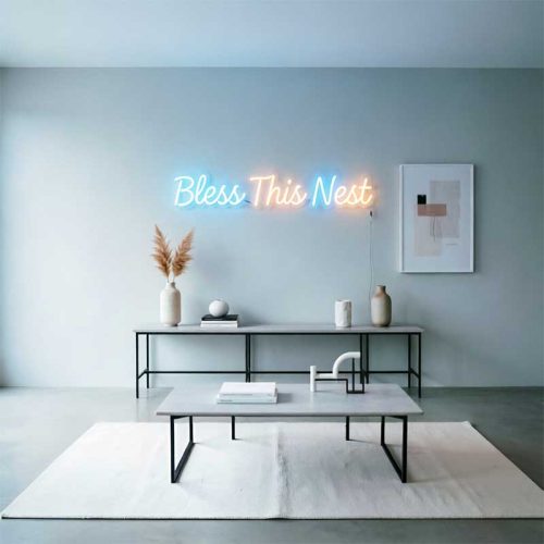 Bless This Nest – Custom LED Neon Sign