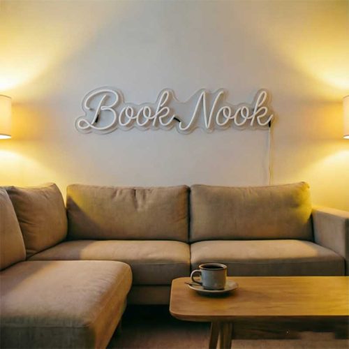 Book Nook – Custom LED Neon Sign