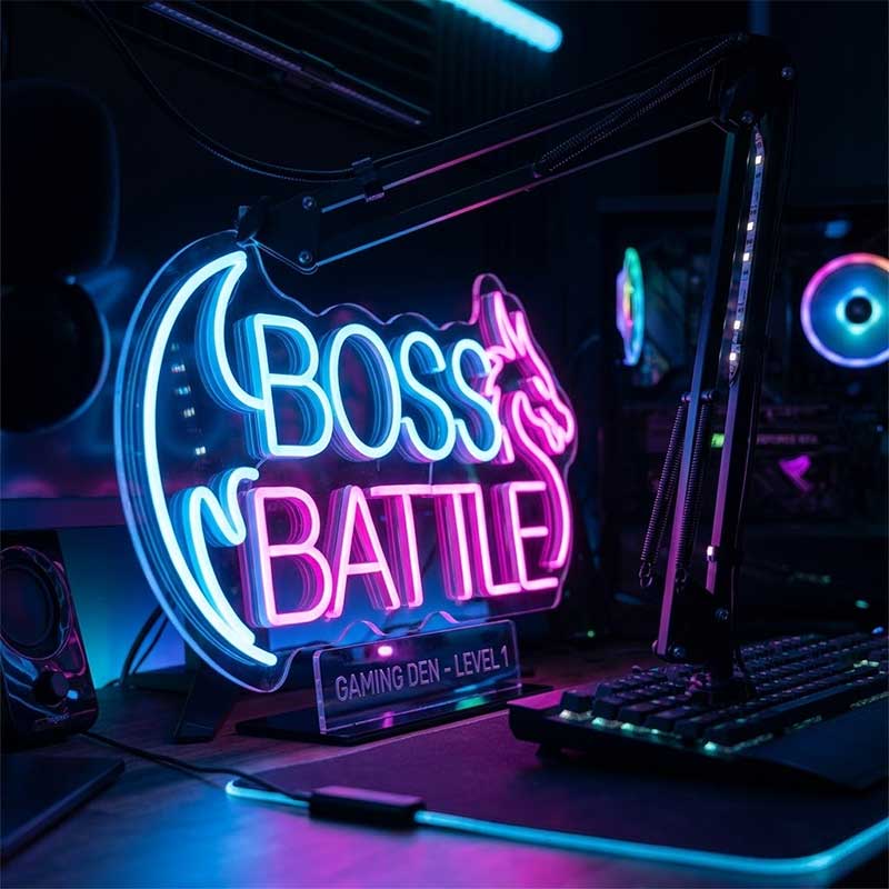 Boss Battle – Boss Battle Gaming Neon 3