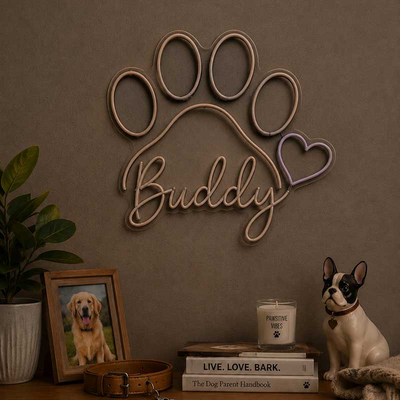 “Buddy” Neon Sign 2