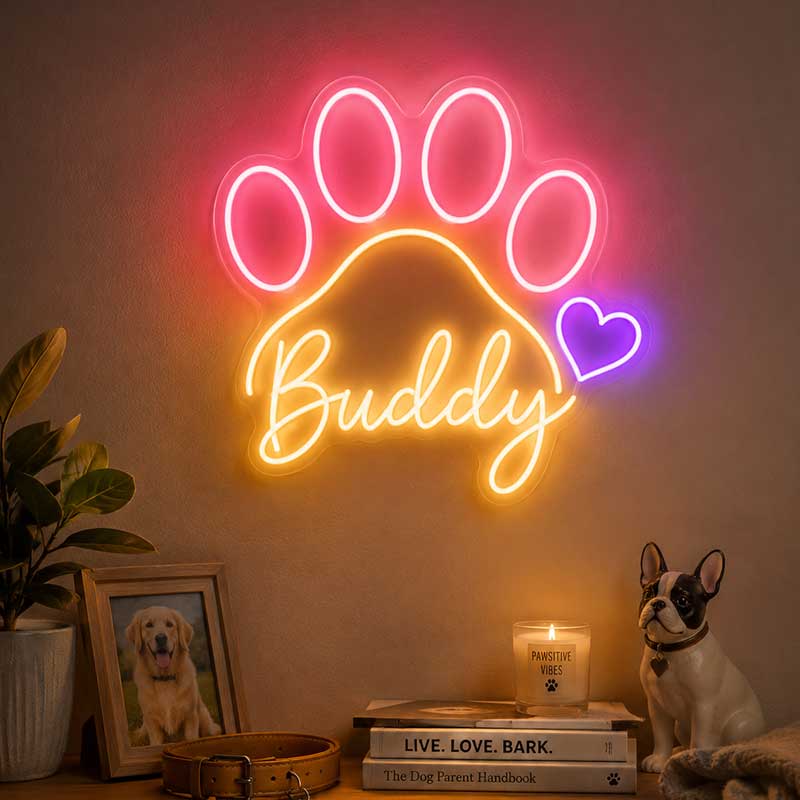 “Buddy” Neon Sign