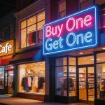 Buy One Get One Neon Sign – LED Promo Light