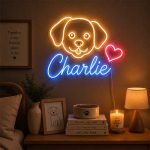 Charlie Dog Neon Sign – Illuminate Your Love 3