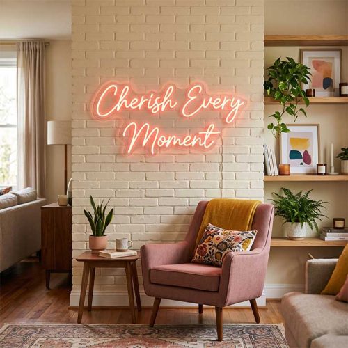 Cherish Every Moment – Living Room Mantel for Sentiment