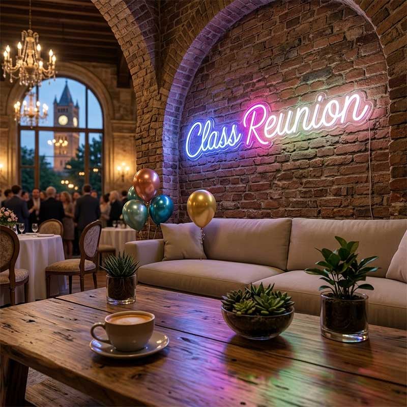 Class Reunion – Custom LED Neon Sign 3