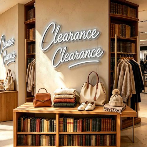 Clearance Neon Sign – LED Outlet Store Light