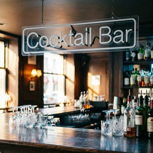 Cocktail Bar Neon Sign – LED Bar