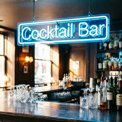 Cocktail Bar Neon Sign – LED Bar