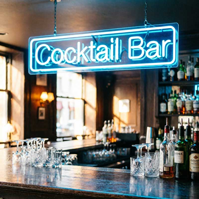 Cocktail Bar Neon Sign – LED Bar