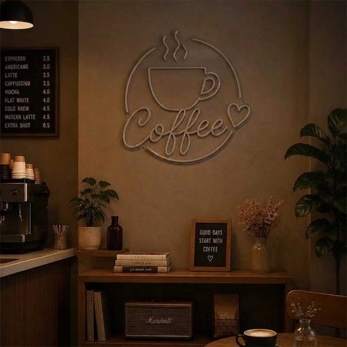 Coffee Cup Neon Sign