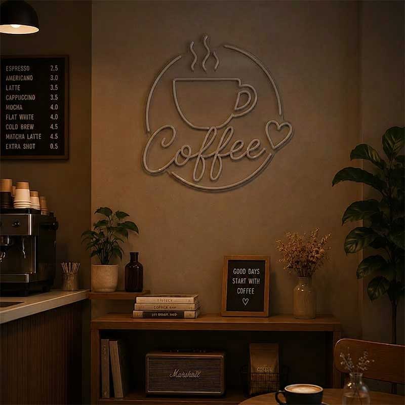 Coffee Cup Neon Sign 2