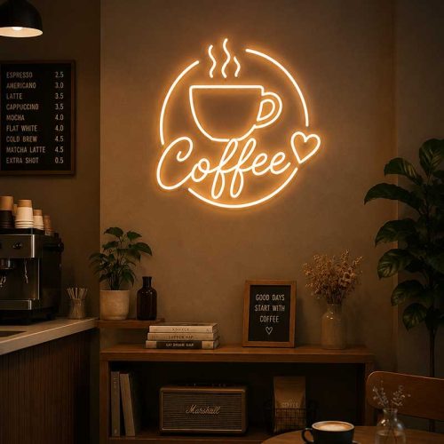 Coffee Cup Neon Sign