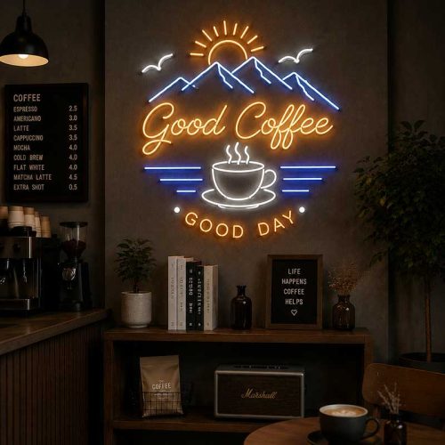Good Coffee, Good Day Neon Sign