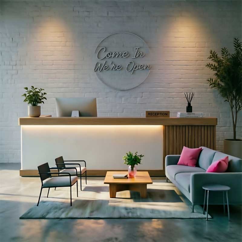 Come In We’re Open Neon Sign – LED Door Light 2