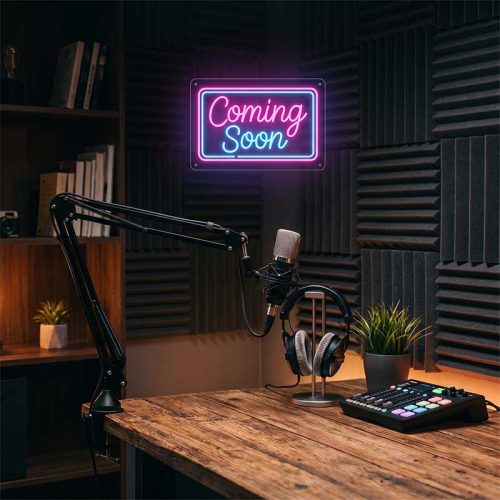 Coming Soon – Podcast Teaser Sign