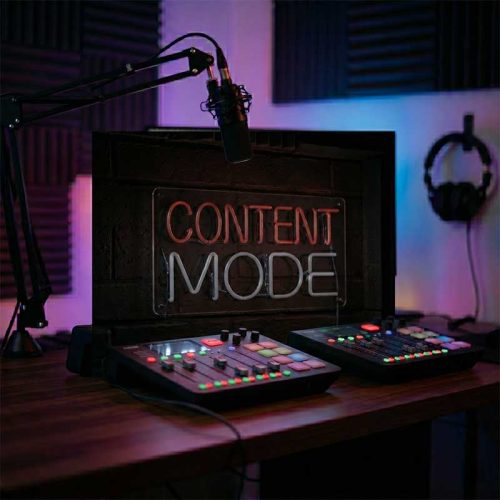 Content Mode – Content Creation Neon