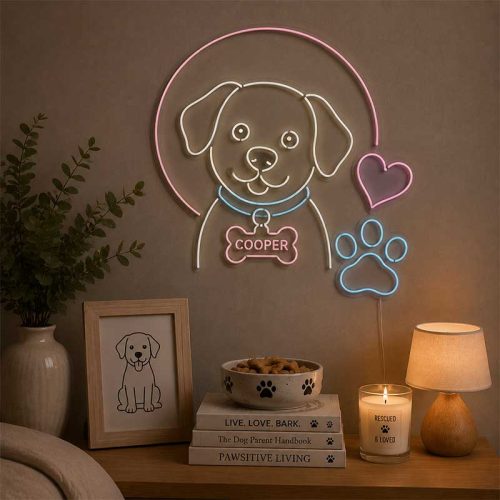 “Cooper Dog” Neon Sign – For Pet Lovers, Dog