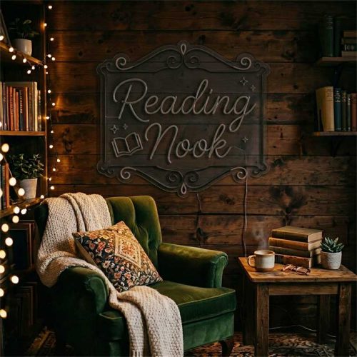 Cozy Vibes Only – Reading Nook & Relaxation Corner